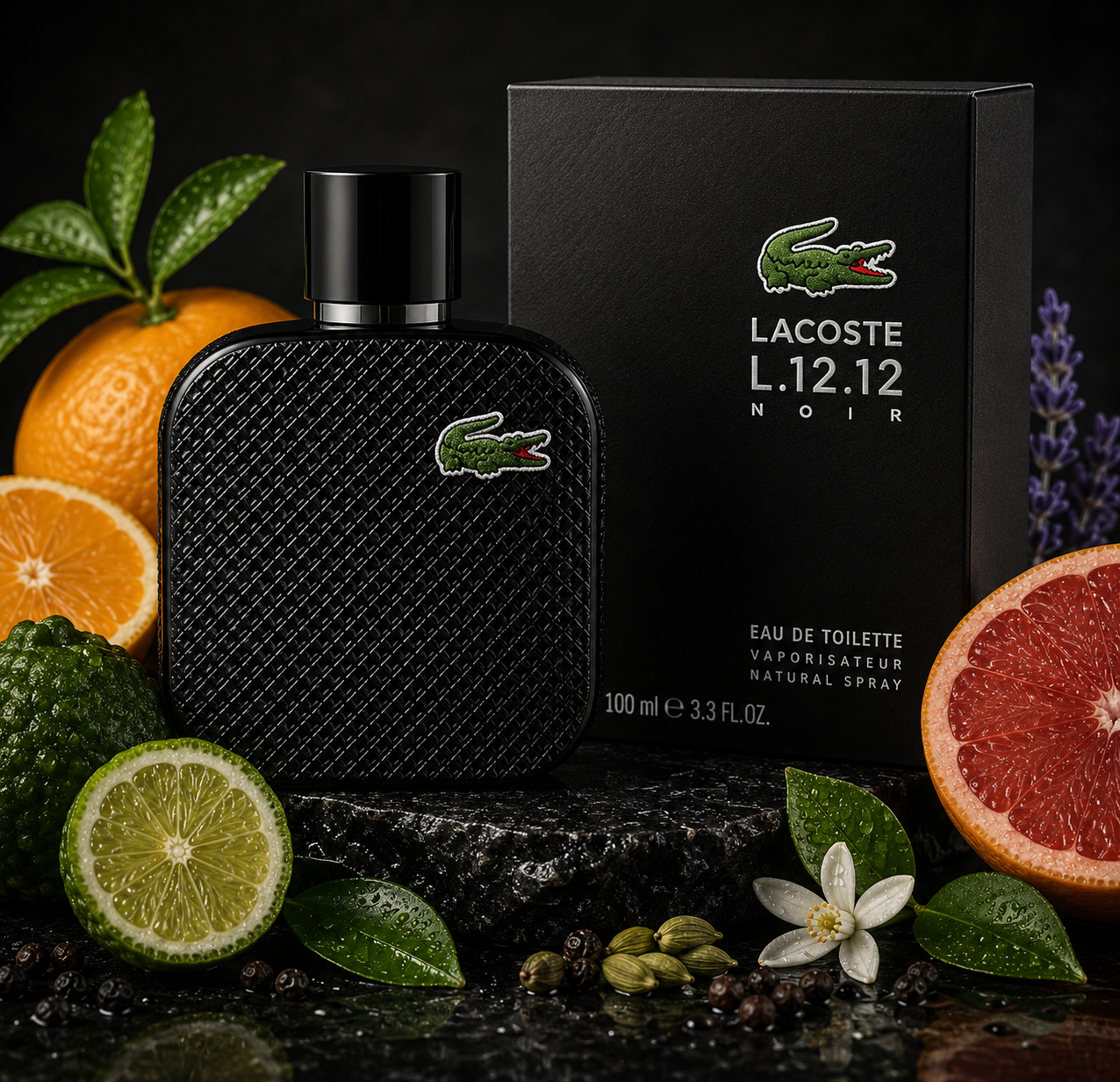 ChatGPT Image Aug 22, 2026, 01_45_22 PM Lacoste L.12.12 Noir - الصورة 1